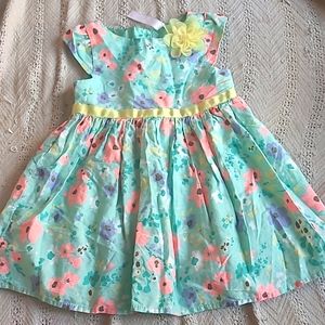 Girls spring flower dress